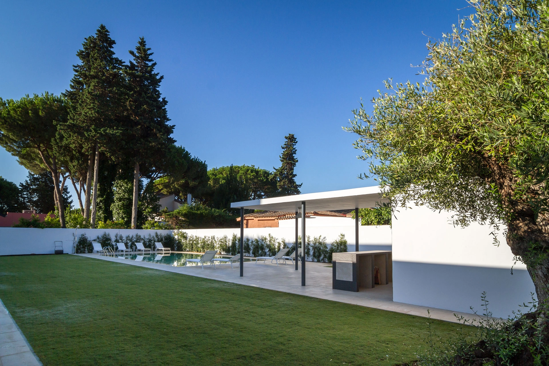 Piscina Proyecto Casa AR realizado por Estudio Ollero
