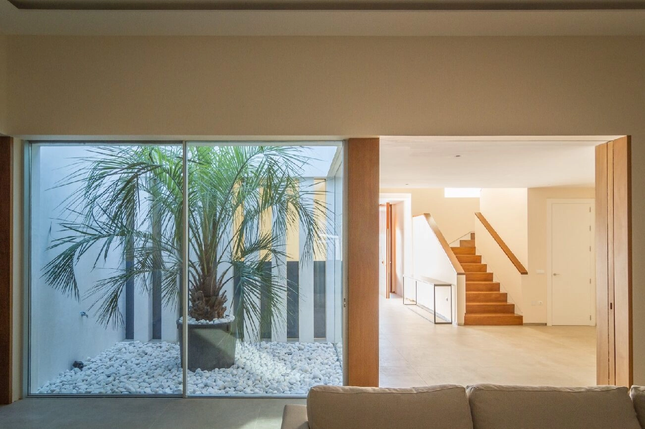 Hall Proyecto Casa AR realizado por Estudio Ollero