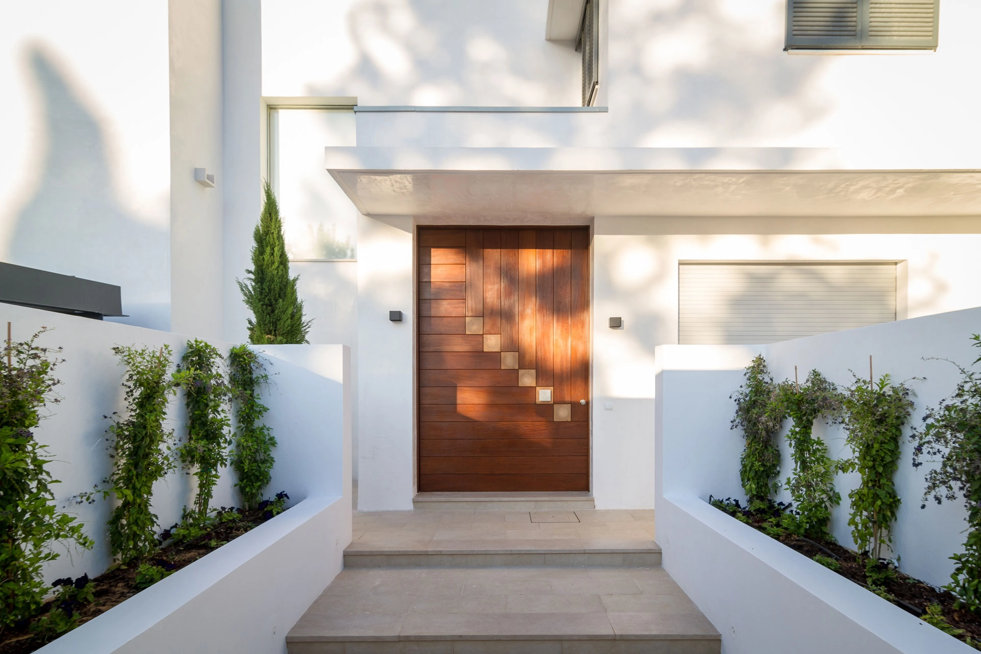 Entrada Proyecto Casa AR realizado por Estudio Ollero
