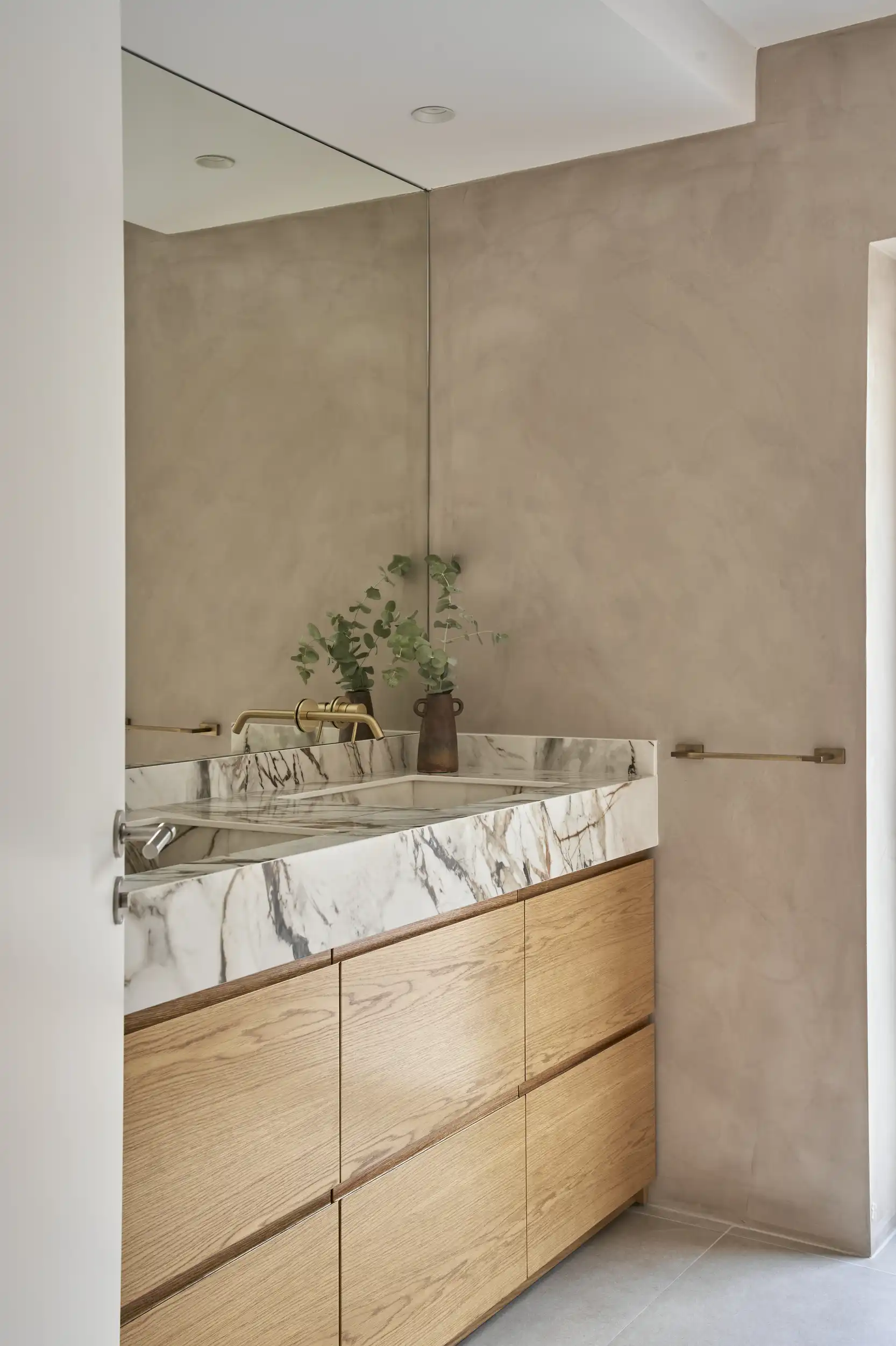 Encimera del baño Proyecto Casa BS realizado por Estudio Ollero