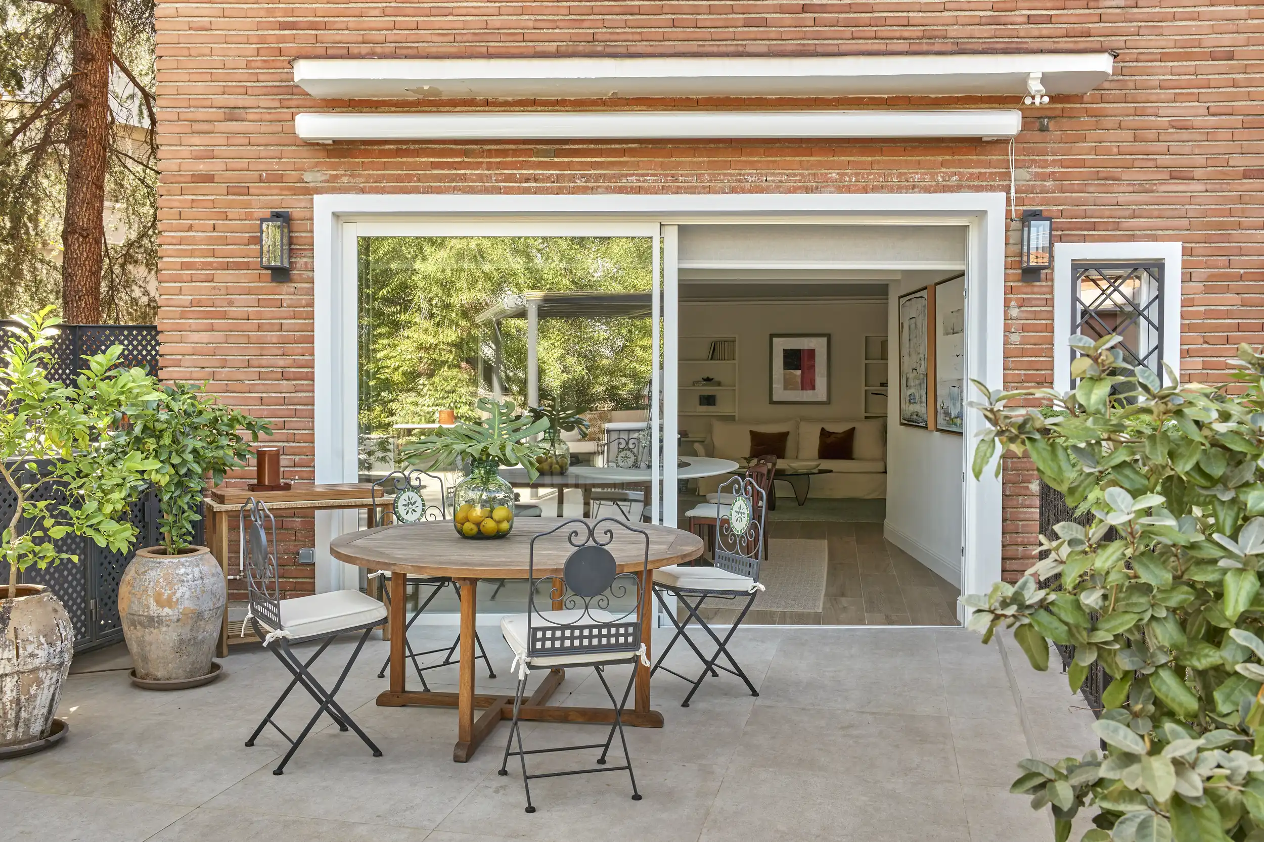 Porche Proyecto Casa BS realizado por Estudio Ollero