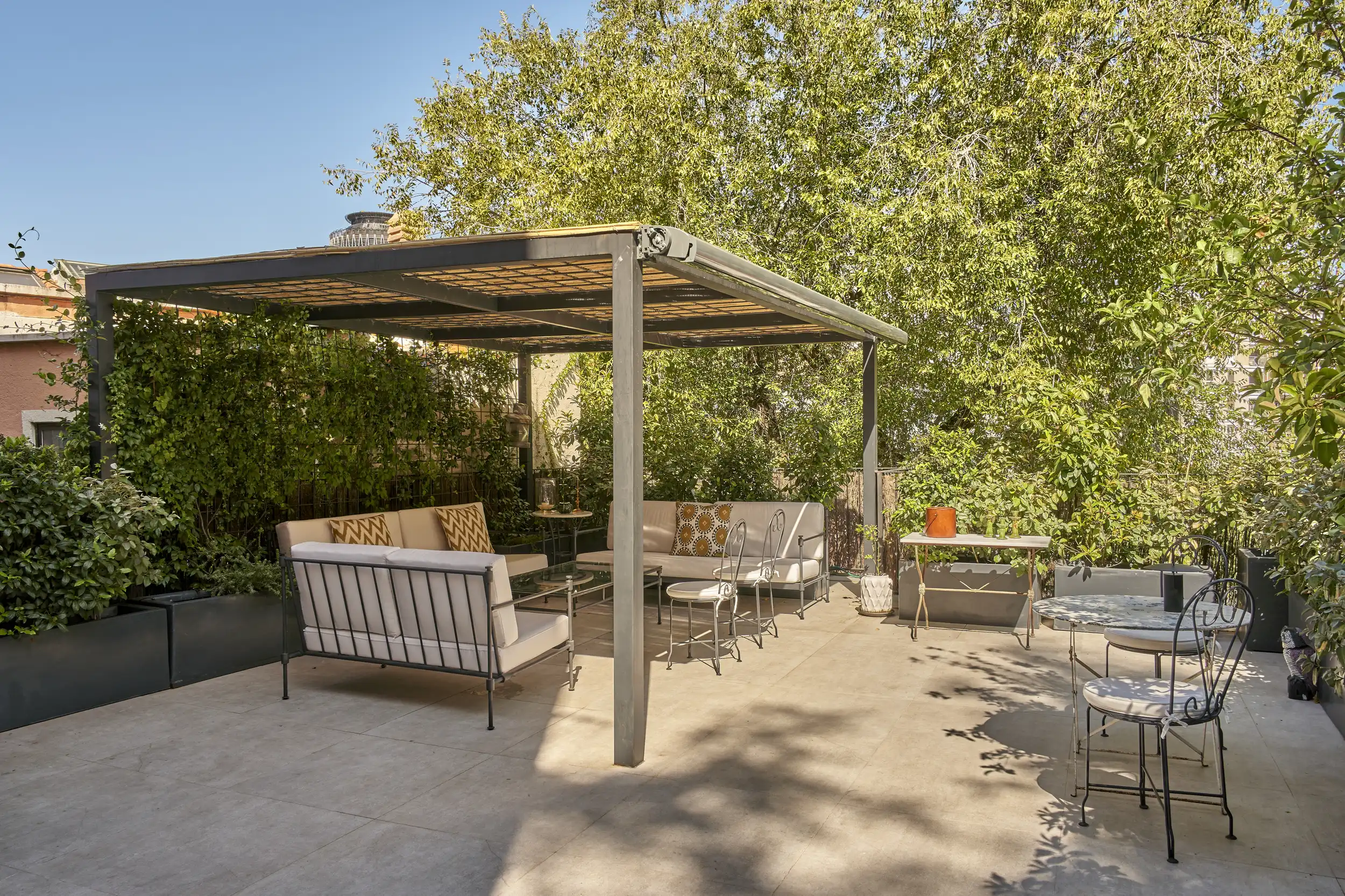 Porche Proyecto Casa BS realizado por Estudio Ollero