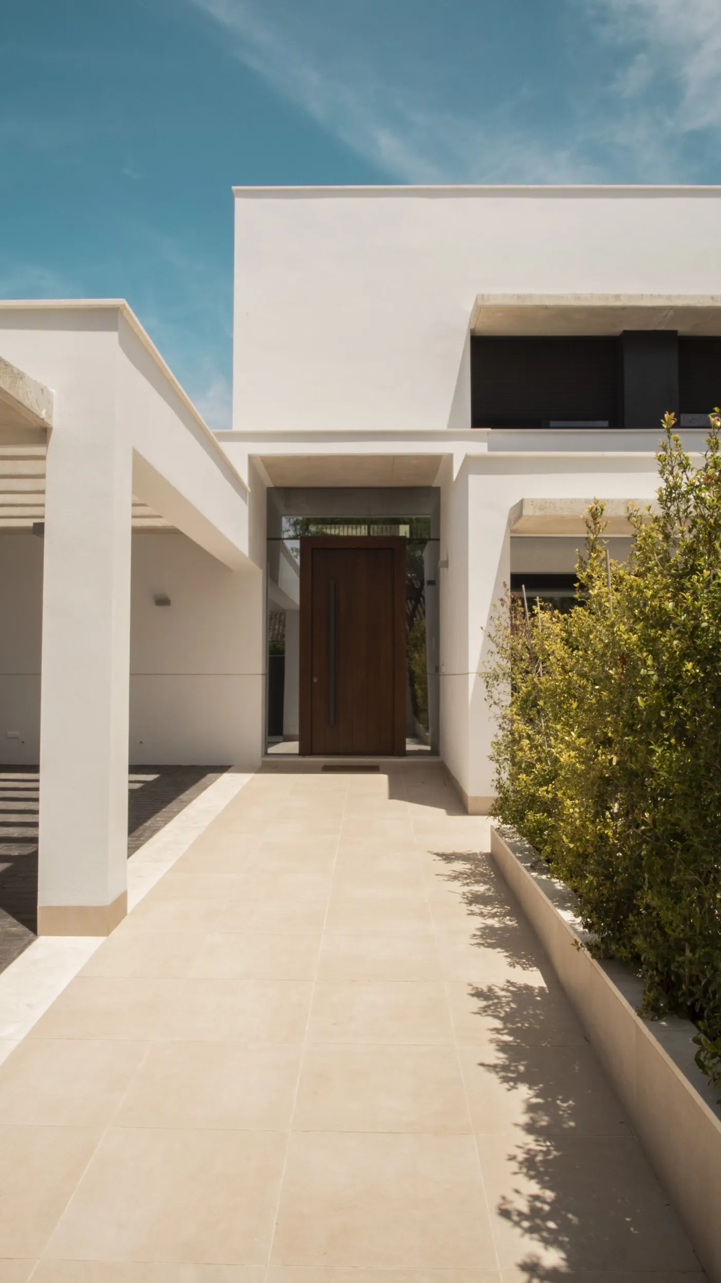 Fachada Proyecto Casa CR realizado por Estudio Ollero