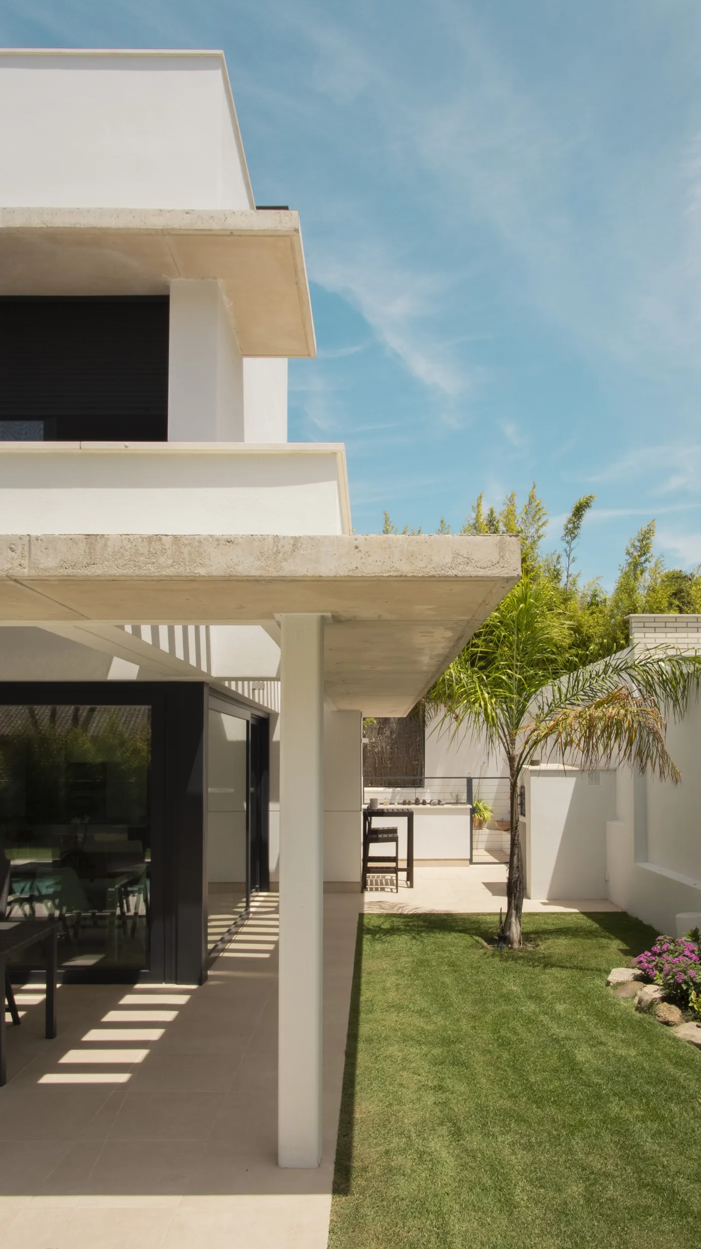 Jardín Proyecto Casa CR realizado por Estudio Ollero
