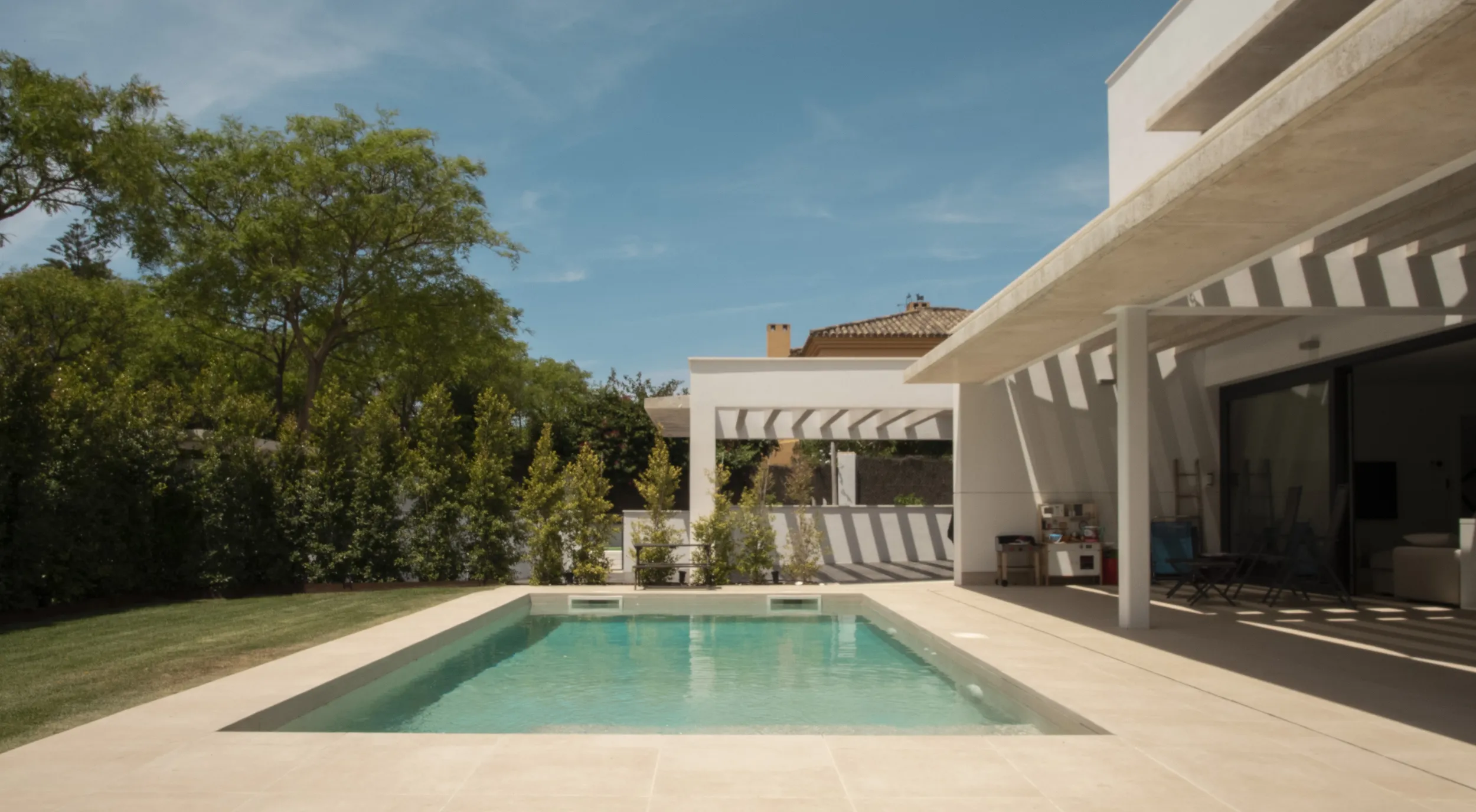 Piscina Proyecto Casa CR realizado por Estudio Ollero