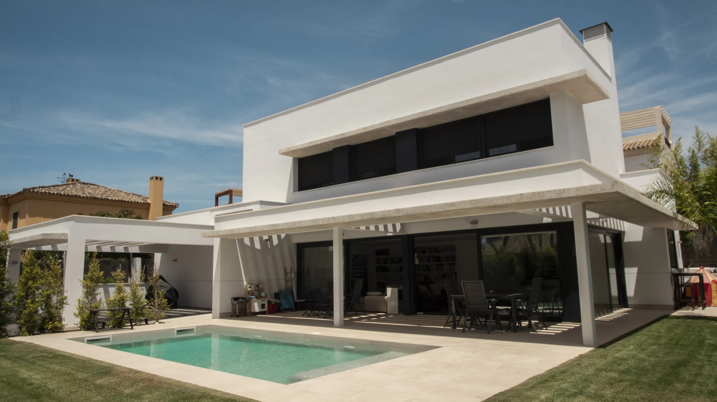Piscina Proyecto Casa CR realizado por Estudio Ollero