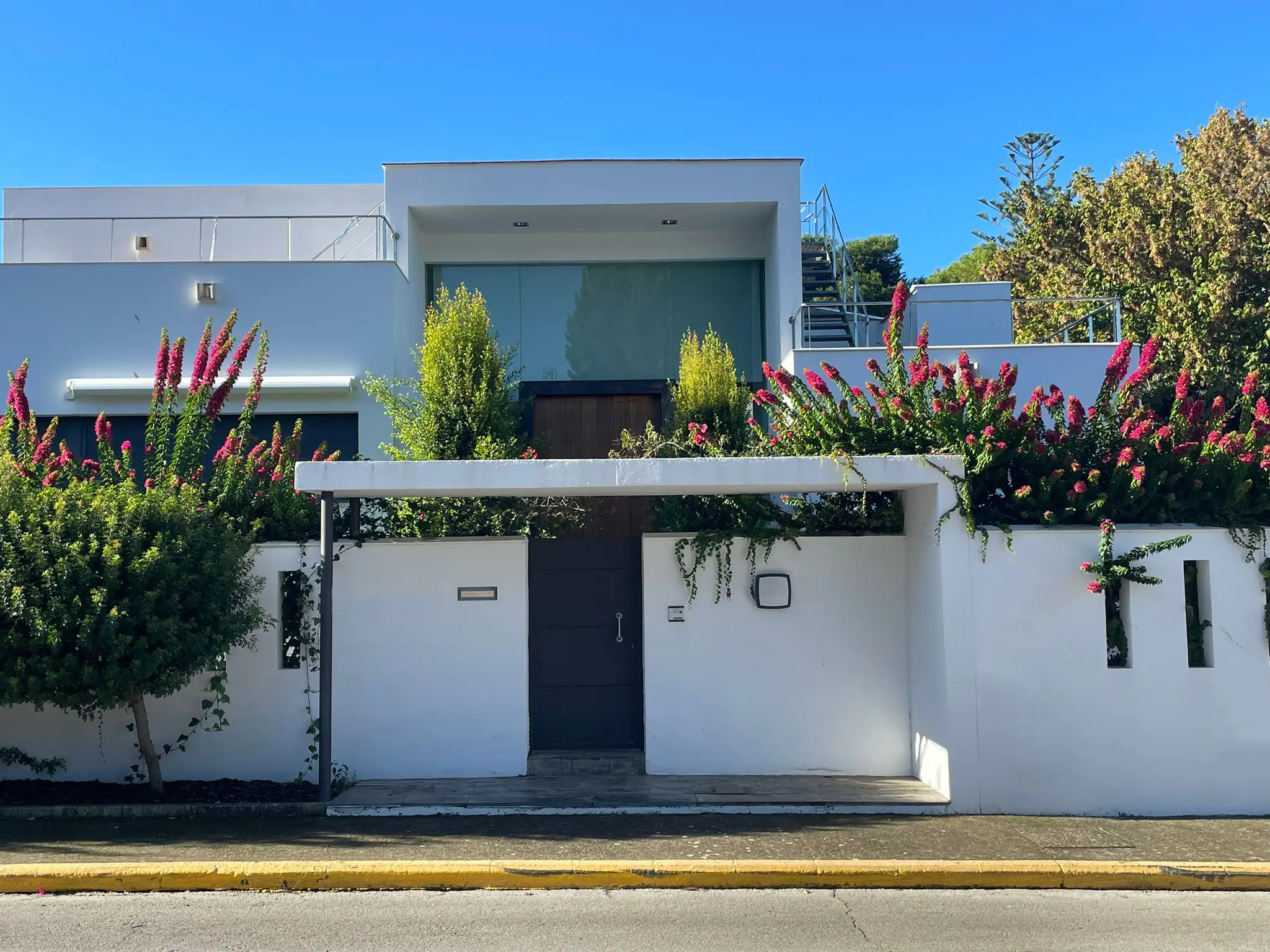 Fachada Proyecto Casa IR realizado por Estudio Ollero