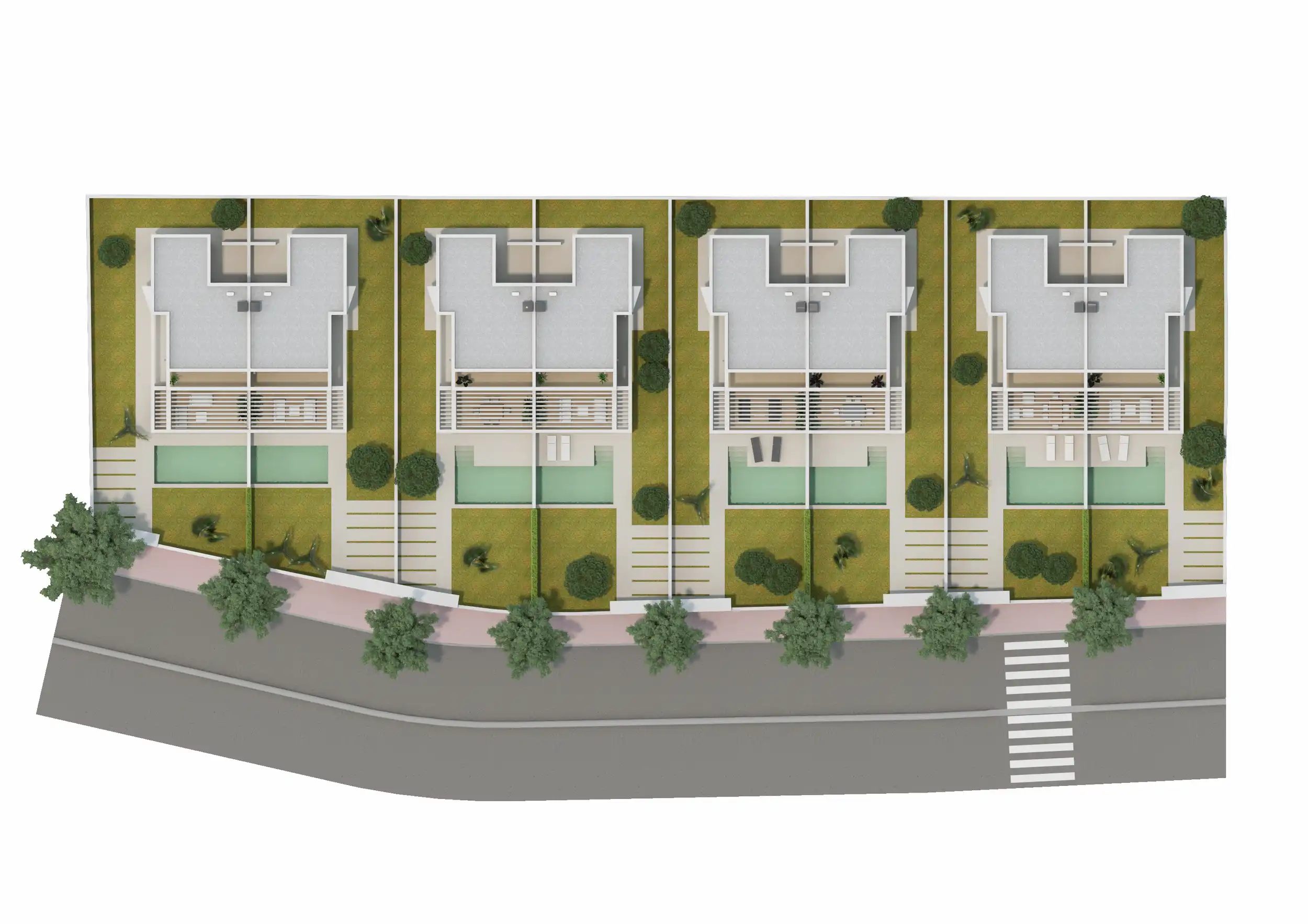 Fachada Proyecto Residencial La Torre realizado por Estudio Ollero