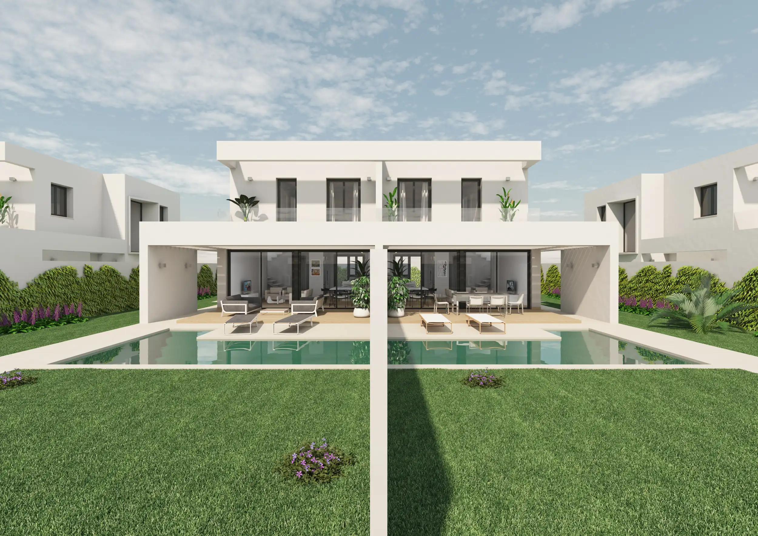 Fachada Proyecto Residencial La Torre realizado por Estudio Ollero
