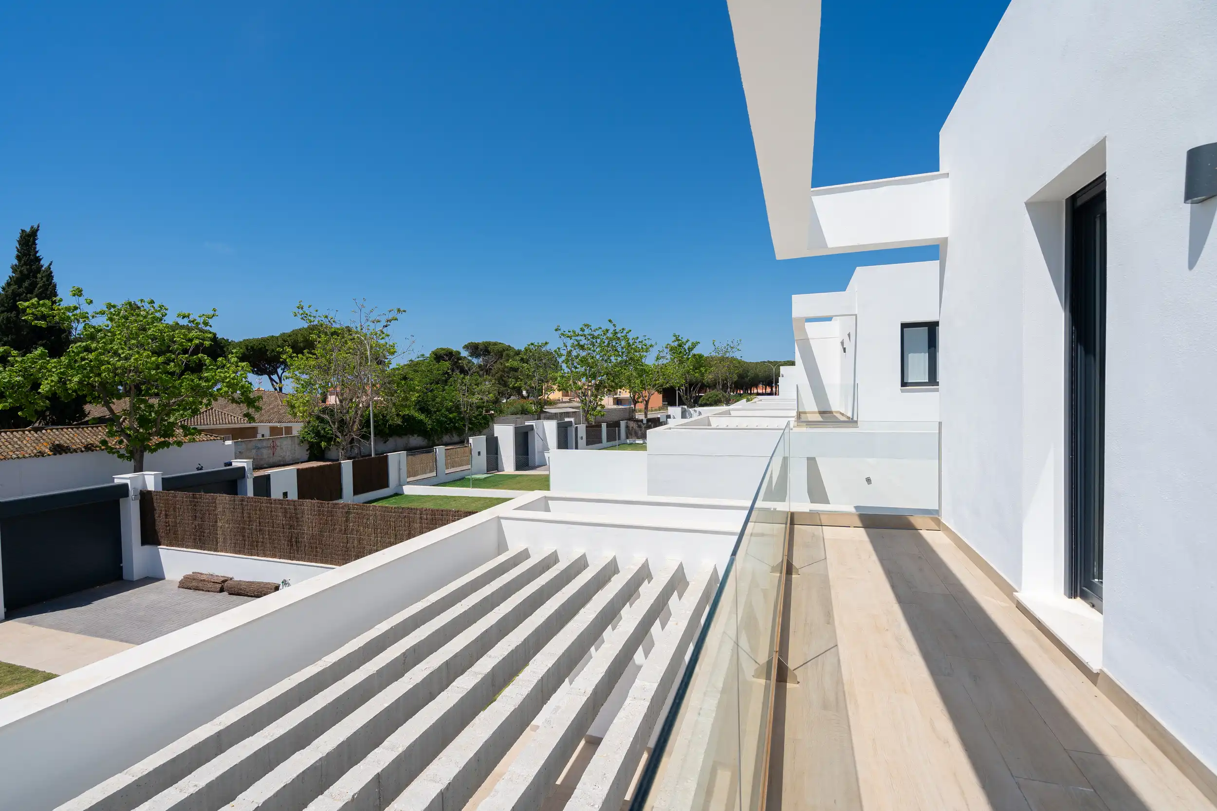 Terraza Proyecto Residencial La Torre realizado por Estudio Ollero