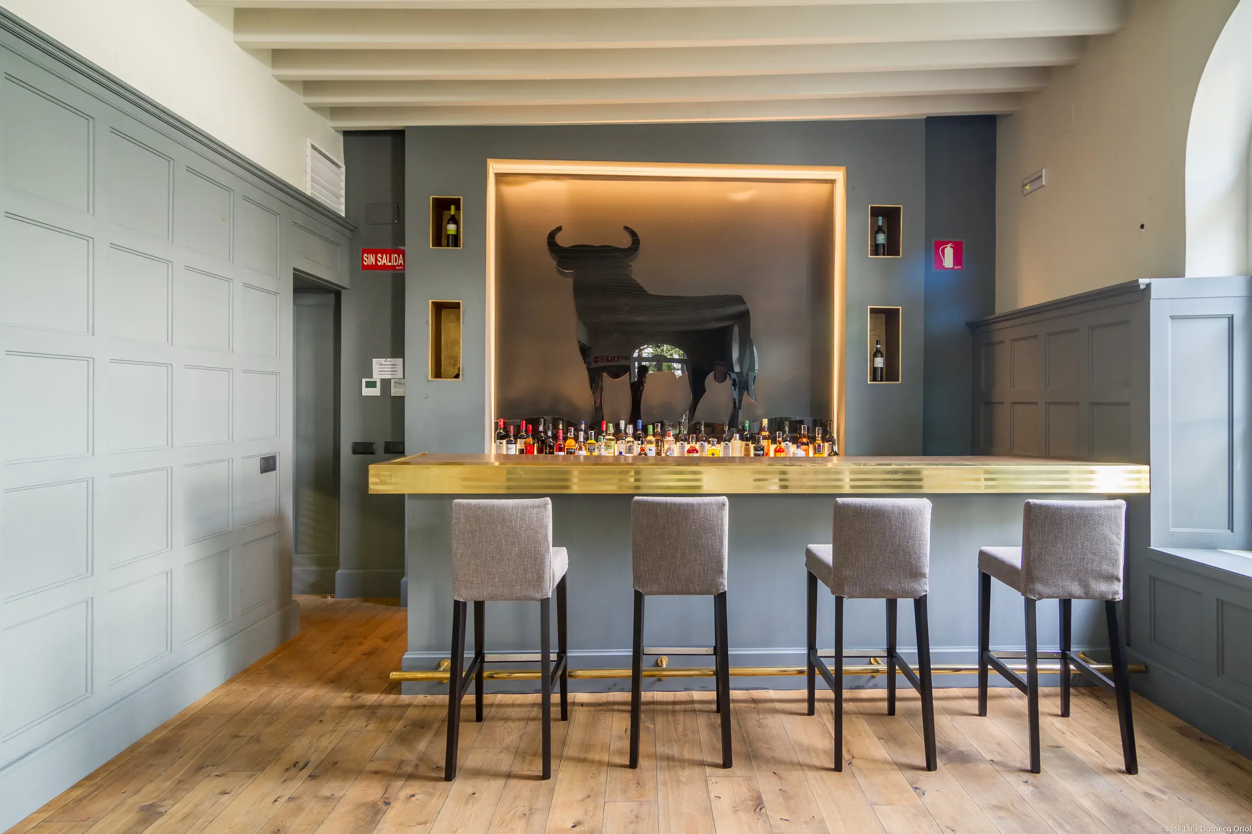 Salón Proyecto Casa BS realizado por Estudio Ollero