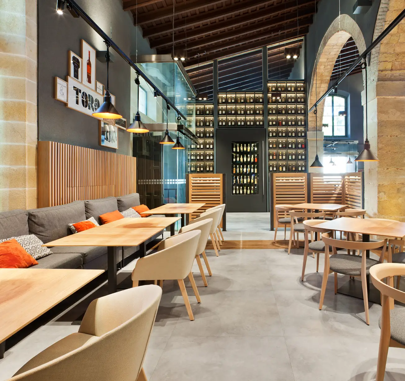 Salón Proyecto Casa BS realizado por Estudio Ollero